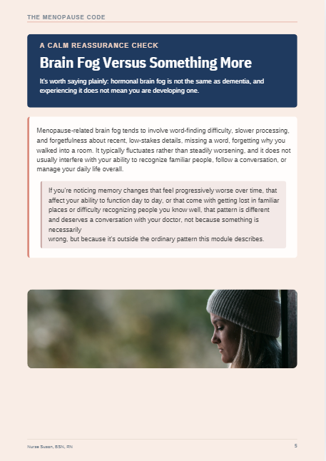 Brain Fog Versus Something More